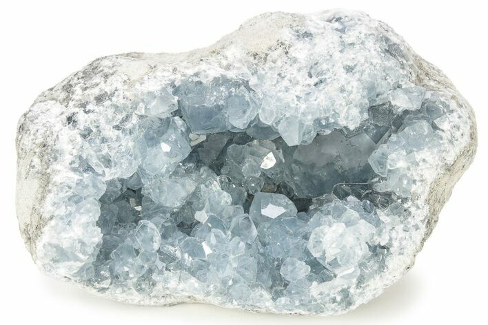 Sparkly Celestine (Celestite) Geode - Madagascar #228991